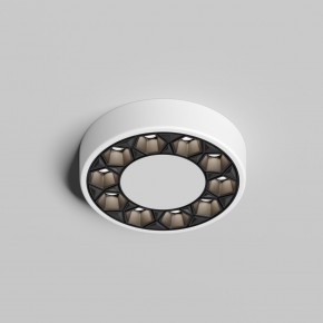 DK2440-WB Встраиваемый светильник DUAL 5+5 Вт, LED 4000K, IP 20, d90mm, белый/черный, алюминий/акрил в Ревде - revda.ok-mebel.com | фото 3
