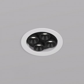 DK2510-WB Встраиваемый светильник SPACE со светодиодом d65 220V 8W 38° 4000К IP20 белый/черный алюминий в Ревде - revda.ok-mebel.com | фото