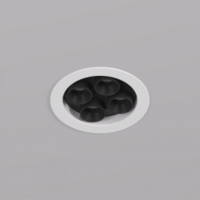 DK2510-WB Встраиваемый светильник SPACE со светодиодом d65 220V 8W 38° 4000К IP20 белый/черный алюминий в Ревде - revda.ok-mebel.com | фото 2