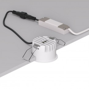DK2510-WB Встраиваемый светильник SPACE со светодиодом d65 220V 8W 38° 4000К IP20 белый/черный алюминий в Ревде - revda.ok-mebel.com | фото 3