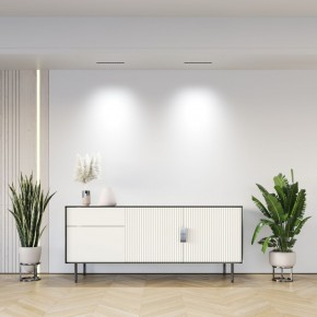 DK2515-WB Встраиваемый светильник SPACE со светодиодом L240mm 220V 20W 38° 4000К IP20 белый/черный алюминий в Ревде - revda.ok-mebel.com | фото 7