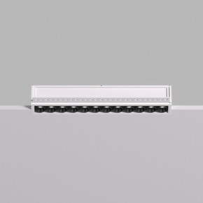DK2532-WB Встраиваемый светильник SPACE со светодиодом под шпатлевку L240mm 220V 20W 38° 4000К IP20 белый/черный алюминий в Ревде - revda.ok-mebel.com | фото 3