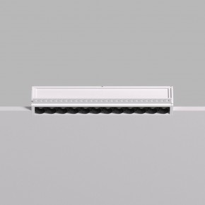 DK2532-WB Встраиваемый светильник SPACE со светодиодом под шпатлевку L240mm 220V 20W 38° 4000К IP20 белый/черный алюминий в Ревде - revda.ok-mebel.com | фото 4