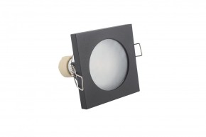 DK3015-BK Встраиваемый светильник влагозащ., IP 44, 50 Вт, GU10, черный, алюминий в Ревде - revda.ok-mebel.com | фото 4