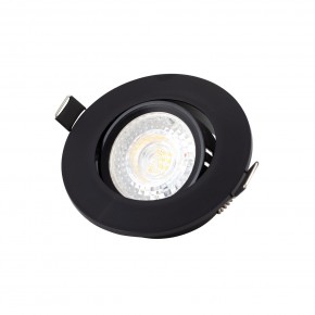 DK3020-BK Встраиваемый светильник, IP 20, 10 Вт, GU5.3, LED, черный, пластик в Ревде - revda.ok-mebel.com | фото 2