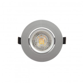 DK3020-CM Встраиваемый светильник, IP 20, 10 Вт, GU5.3, LED, серый, пластик в Ревде - revda.ok-mebel.com | фото