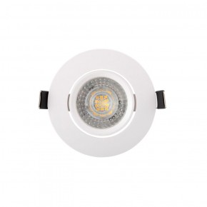 DK3020-WH Встраиваемый светильник, IP 20, 10 Вт, GU5.3, LED, белый, пластик в Ревде - revda.ok-mebel.com | фото
