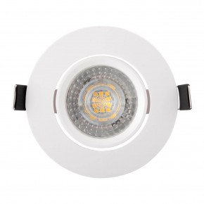 DK3020-WH Встраиваемый светильник, IP 20, 10 Вт, GU5.3, LED, белый, пластик в Ревде - revda.ok-mebel.com | фото