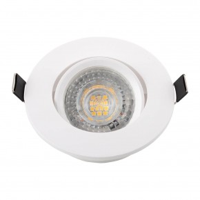 DK3020-WH Встраиваемый светильник, IP 20, 10 Вт, GU5.3, LED, белый, пластик в Ревде - revda.ok-mebel.com | фото 4