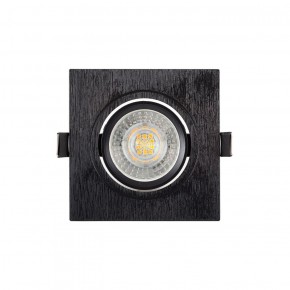 DK3021-BK Встраиваемый светильник, IP 20, 10 Вт, GU5.3, LED, черный, пластик в Ревде - revda.ok-mebel.com | фото 1