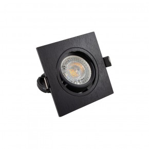 DK3021-BK Встраиваемый светильник, IP 20, 10 Вт, GU5.3, LED, черный, пластик в Ревде - revda.ok-mebel.com | фото 2
