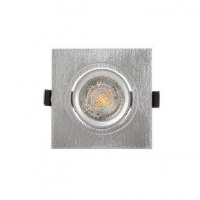 DK3021-CM Встраиваемый светильник, IP 20, 10 Вт, GU5.3, LED, серый, пластик в Ревде - revda.ok-mebel.com | фото 1