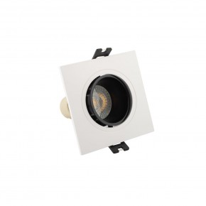 DK3021-WB Встраиваемый светильник, IP 20, 10 Вт, GU5.3, LED, белый/черный, пластик в Ревде - revda.ok-mebel.com | фото 2