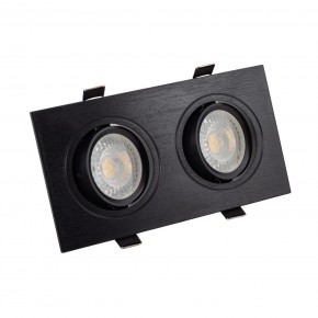 DK3022-BK Встраиваемый светильник, IP 20, 10 Вт, GU5.3, LED, черный, пластик в Ревде - revda.ok-mebel.com | фото