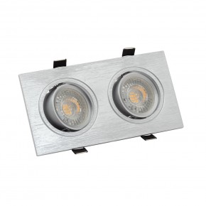 DK3022-CM Встраиваемый светильник, IP 20, 10 Вт, GU5.3, LED, серый, пластик в Ревде - revda.ok-mebel.com | фото 2
