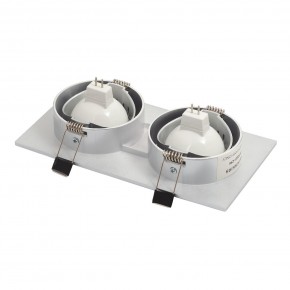 DK3022-CM Встраиваемый светильник, IP 20, 10 Вт, GU5.3, LED, серый, пластик в Ревде - revda.ok-mebel.com | фото 4