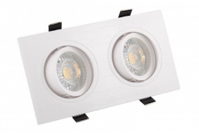 DK3022-WH Встраиваемый светильник, IP 20, 10 Вт, GU5.3, LED, белый, пластик в Ревде - revda.ok-mebel.com | фото