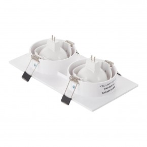 DK3022-WH Встраиваемый светильник, IP 20, 10 Вт, GU5.3, LED, белый, пластик в Ревде - revda.ok-mebel.com | фото 3