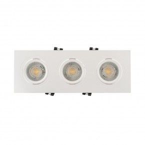 DK3023-WH Встраиваемый светильник, IP 20, 10 Вт, GU5.3, LED, белый, пластик в Ревде - revda.ok-mebel.com | фото