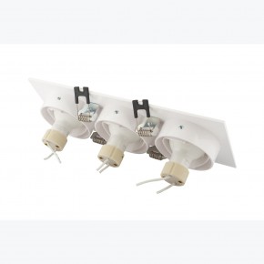 DK3023-WH Встраиваемый светильник, IP 20, 10 Вт, GU5.3, LED, белый, пластик в Ревде - revda.ok-mebel.com | фото 4