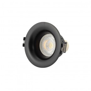 DK3024-BK Встраиваемый светильник, IP 20, 10 Вт, GU5.3, LED, черный, пластик в Ревде - revda.ok-mebel.com | фото