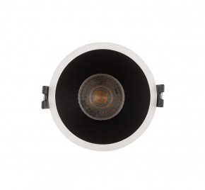 DK3026-WB Встраиваемый светильник, IP 20, 10 Вт, GU5.3, LED, белый/черный, пластик в Ревде - revda.ok-mebel.com | фото