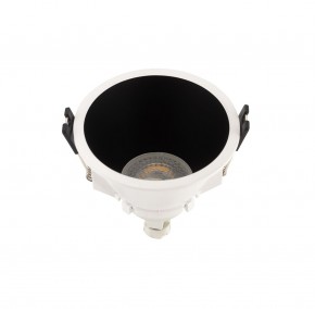 DK3026-WB Встраиваемый светильник, IP 20, 10 Вт, GU5.3, LED, белый/черный, пластик в Ревде - revda.ok-mebel.com | фото 2