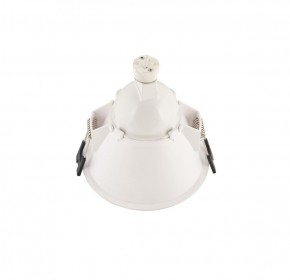 DK3026-WG Встраиваемый светильник, IP 20, 10 Вт, GU5.3, LED, белый/золотой, пластик в Ревде - revda.ok-mebel.com | фото 3