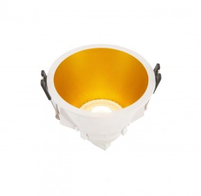 DK3026-WG Встраиваемый светильник, IP 20, 10 Вт, GU5.3, LED, белый/золотой, пластик в Ревде - revda.ok-mebel.com | фото 4