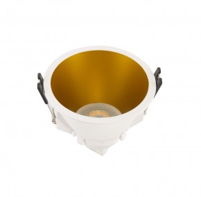 DK3026-WG Встраиваемый светильник, IP 20, 10 Вт, GU5.3, LED, белый/золотой, пластик в Ревде - revda.ok-mebel.com | фото 2