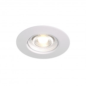 DK3028-WH Встраиваемый светильник, IP 20, 10 Вт, GU5.3, LED, белый, пластик в Ревде - revda.ok-mebel.com | фото 5