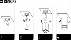 DK3030-WH Светильник накладной IP 20, 10 Вт, GU5.3, LED, белый, пластик в Ревде - revda.ok-mebel.com | фото 8