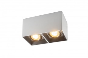 DK3035-WB Светильник накладной IP 20, 10 Вт, GU5.3, LED, белый/черный, пластик в Ревде - revda.ok-mebel.com | фото