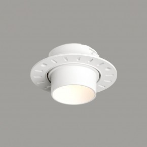 DK3056-WH Встраиваемый светильник под шпатлевку, IP20, до 15 Вт, LED, GU5,3, белый, пластик в Ревде - revda.ok-mebel.com | фото