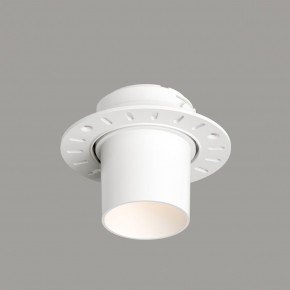 DK3057-WH Встраиваемый светильник под шпатлевку, IP20, до 15 Вт, LED, GU5,3, белый, пластик в Ревде - revda.ok-mebel.com | фото