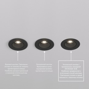 DK3061-BBR Встраиваемый светильник, IP 20, 10 Вт, GU5.3, LED, черный/бронзовый, пластик в Ревде - revda.ok-mebel.com | фото 4