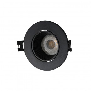 DK3061-BK Встраиваемый светильник, IP 20, 10 Вт, GU5.3, LED, черный/черный, пластик в Ревде - revda.ok-mebel.com | фото 1