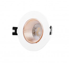 DK3061-WBR Встраиваемый светильник, IP 20, 10 Вт, GU5.3, LED, белый/бронзовый, пластик в Ревде - revda.ok-mebel.com | фото