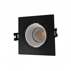 DK3071-BK+WH Встраиваемый светильник, IP 20, 10 Вт, GU5.3, LED, черный/белый, пластик в Ревде - revda.ok-mebel.com | фото