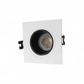 DK3071-WH+BK Встраиваемый светильник, IP 20, 10 Вт, GU5.3, LED, белый/черный, пластик в Ревде - revda.ok-mebel.com | фото