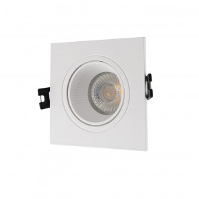DK3071-WH Встраиваемый светильник, IP 20, 10 Вт, GU5.3, LED, белый/белый, пластик в Ревде - revda.ok-mebel.com | фото