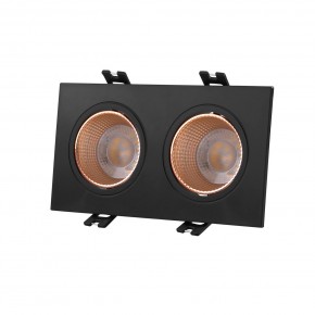 DK3072-BBR Встраиваемый светильник, IP 20, 10 Вт, GU5.3, LED, черный/бронзовый, пластик в Ревде - revda.ok-mebel.com | фото