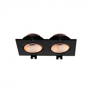 DK3072-BBR Встраиваемый светильник, IP 20, 10 Вт, GU5.3, LED, черный/бронзовый, пластик в Ревде - revda.ok-mebel.com | фото 2