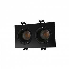 DK3072-BK Встраиваемый светильник, IP 20, 10 Вт, GU5.3, LED, черный/черный, пластик в Ревде - revda.ok-mebel.com | фото