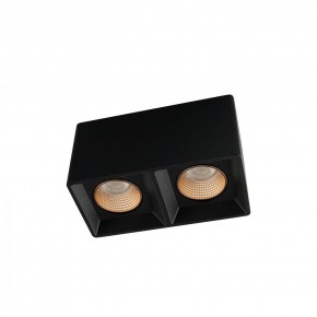 DK3085-BK+BR Светильник накладной IP 20, 10 Вт, GU5.3, LED, черный/бронзовый, пластик в Ревде - revda.ok-mebel.com | фото