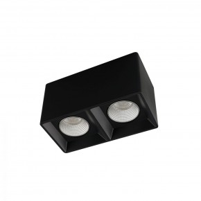 DK3085-BK+CH Светильник накладной IP 20, 10 Вт, GU5.3, LED, черный/хром, пластик в Ревде - revda.ok-mebel.com | фото