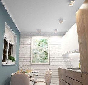 DK3085-WH+BR Светильник накладной IP 20, 10 Вт, GU5.3, LED, белый/бронзовый, пластик в Ревде - revda.ok-mebel.com | фото 2