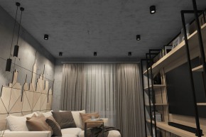 DK3090-BK+CH Светильник накладной IP 20, 10 Вт, GU5.3, LED, черный/хром, пластик в Ревде - revda.ok-mebel.com | фото 2