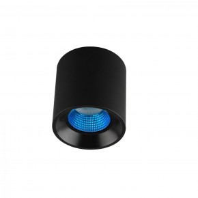 DK3090-BK+CY Светильник накладной IP 20, 10 Вт, GU5.3, LED, черный/голубой, пластик в Ревде - revda.ok-mebel.com | фото