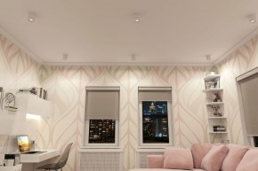 DK3090-WH+CH Светильник накладной IP 20, 10 Вт, GU5.3, LED, белый/хром, пластик в Ревде - revda.ok-mebel.com | фото 2